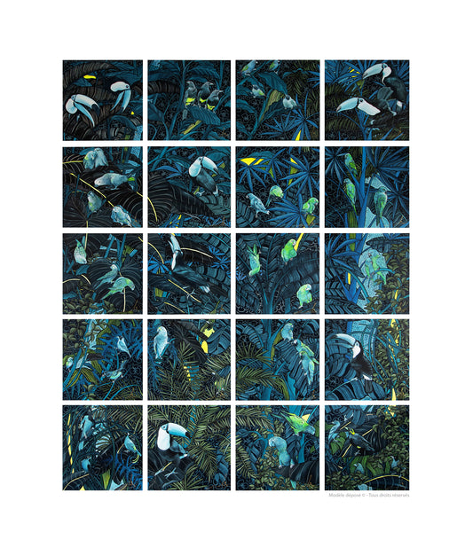 Théâtre de nuit ( fresque sur commande)